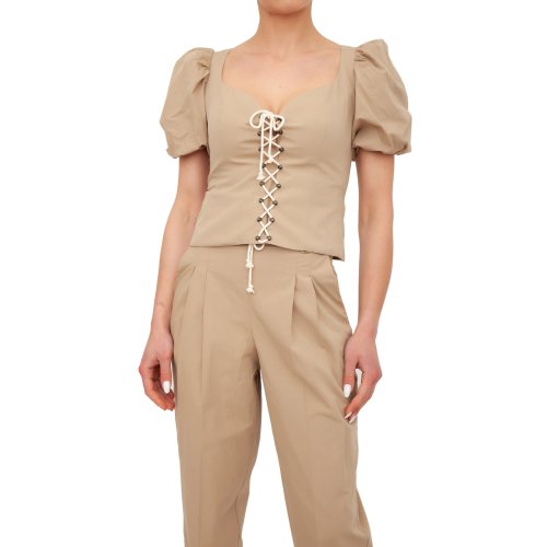 Жіноча блузка TWIN-SET BLUSA BEIGE