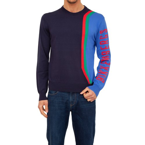 Мужской свитер BIKKEMBERGS MAGLIA BLU