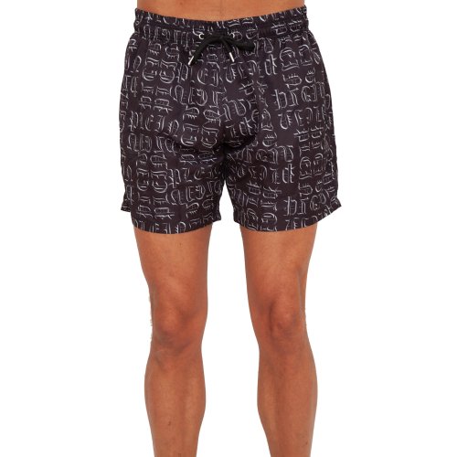 Мужские пляжные шорты PHILIPP PLEIN Beachwear NERO