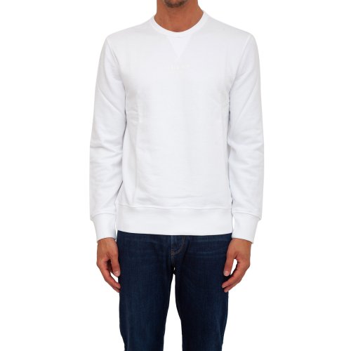 Мужская толстовка GUESS JEANS FELPE MANICA LUNGA BIANCO