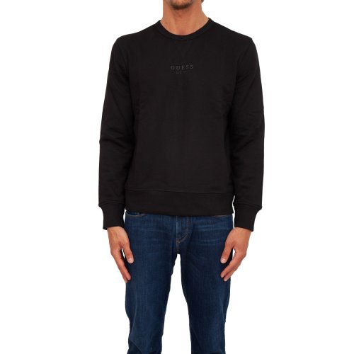 Мужская толстовка GUESS JEANS FELPE MANICA LUNGA NERO