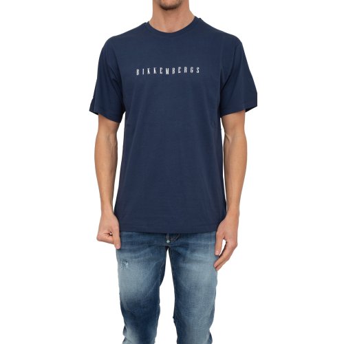 Чоловіча футболка BIKKEMBERGS MAGLIETTA BLU
