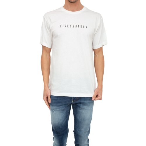 Чоловіча футболка BIKKEMBERGS MAGLIETTA BIANCO