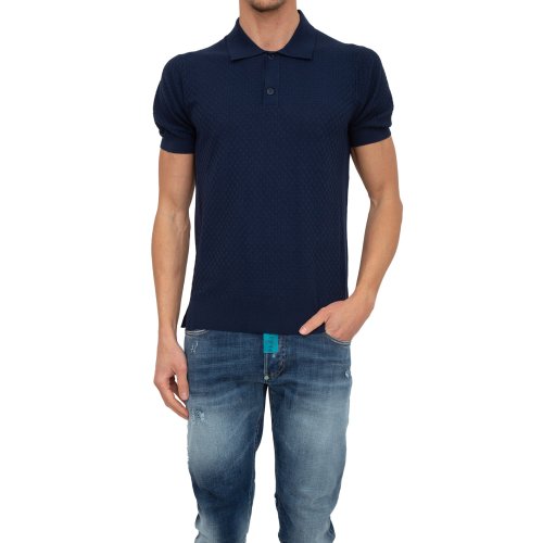 Мужское поло BIKKEMBERGS POLO BLU