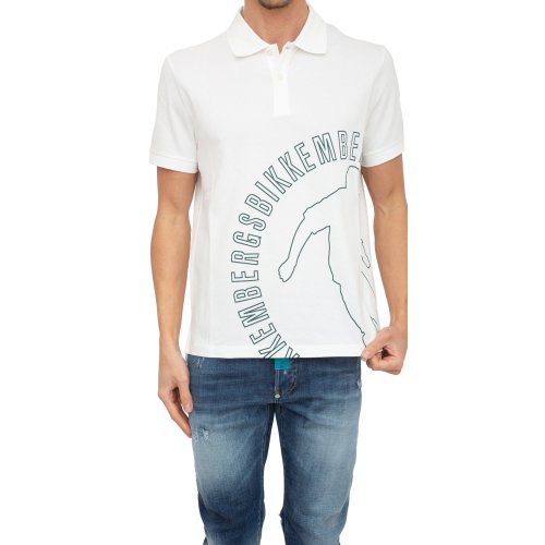 Чоловіче поло BIKKEMBERGS POLO BIANCO