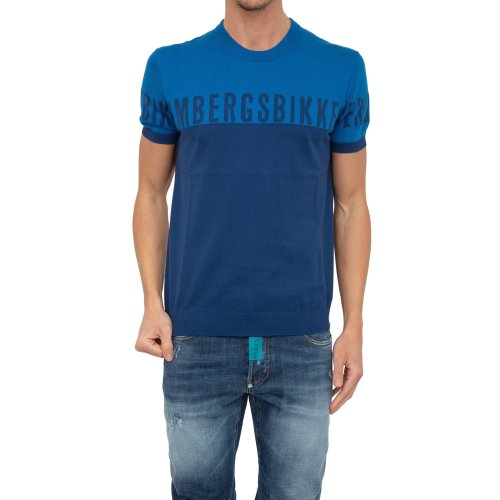 Чоловічий светр BIKKEMBERGS MAGLIA BLU