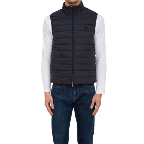 Чоловічий жилет EMPORIO ARMANI GILET PIUMINO BLU