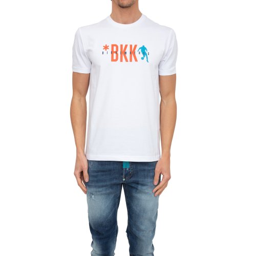 Чоловіча футболка BIKKEMBERGS MAGLIETTA BIANCO