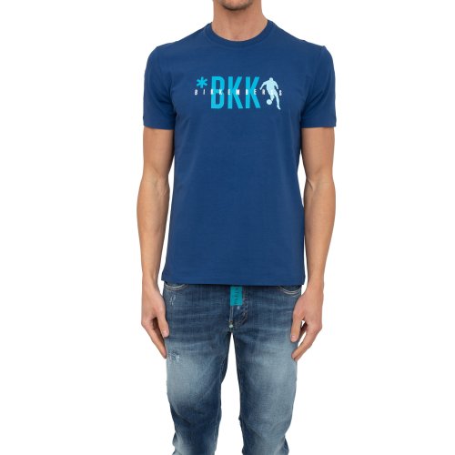 Чоловіча футболка BIKKEMBERGS MAGLIETTA BLU