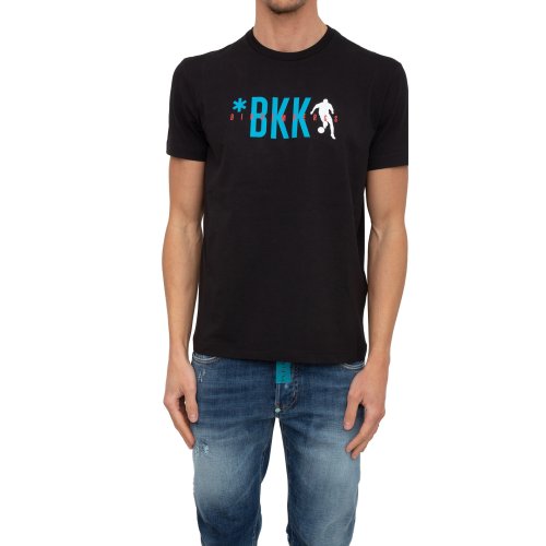 Чоловіча футболка BIKKEMBERGS MAGLIETTA NERO