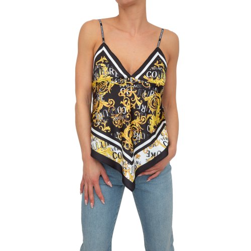 Женский топик VERSACE JEANS COUTURE TOP-CORPETTI NERO