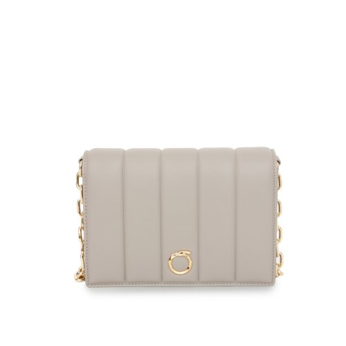 Жіноча кросбоді TRUSSARDI DUNE CROSSBODY SM QUILTED SMOOTH FAUX LEATHER GRIGIO