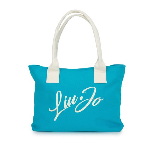 Женская сумка с ручками LIU JO SHOPPING CANVAS CELESTE