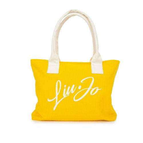 Жіноча сумка з ручками LIU JO SHOPPING CANVAS GIALLO