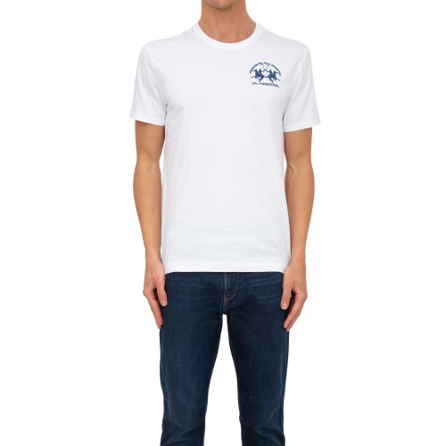 Мужская футболка LA MARTINA MAN T-SHIRT S/S JERSEY BIANCO