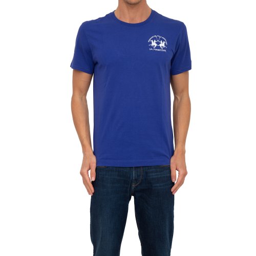 Чоловіча футболка LA MARTINA MAN T-SHIRT S/S JERSEY BLU