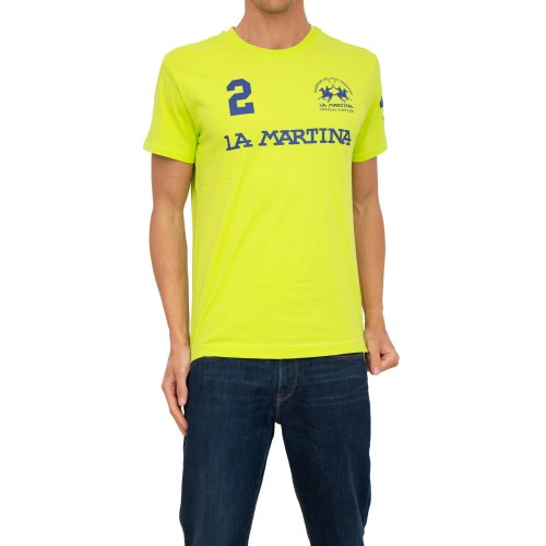 Мужская футболка LA MARTINA MAN T-SHIRT S/S JERSEY VERDE