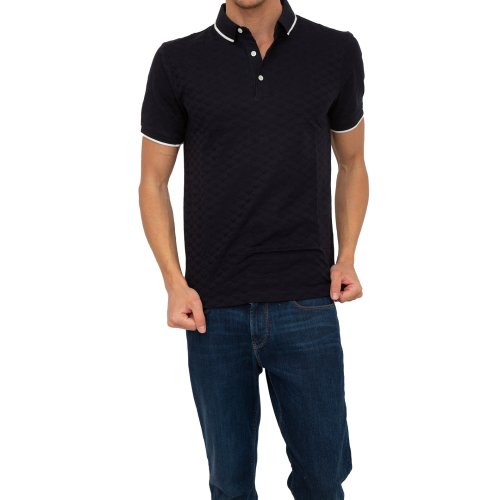 Мужское поло EMPORIO ARMANI POLO BLU