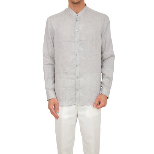 Мужская рубашка с длинным рукавом EMPORIO ARMANI SHIRT GRIGIO