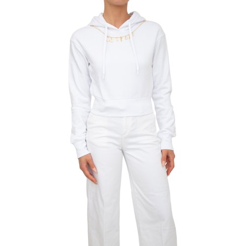 Женская толстовка VERSACE JEANS COUTURE FELPE SERIGRAFICHE BIANCO