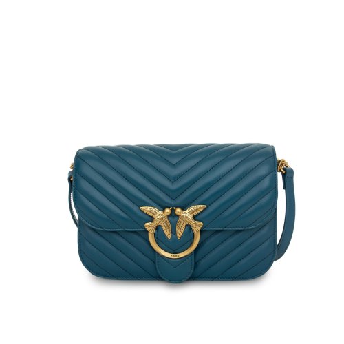 Жіноча кросбоді PINKO Love Bag Borse PETROLIO