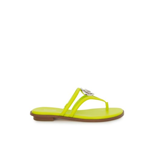 Женские шлепанцы  MICHAEL MICHAEL KORS SHOE LEATHER RUBBER VERDE