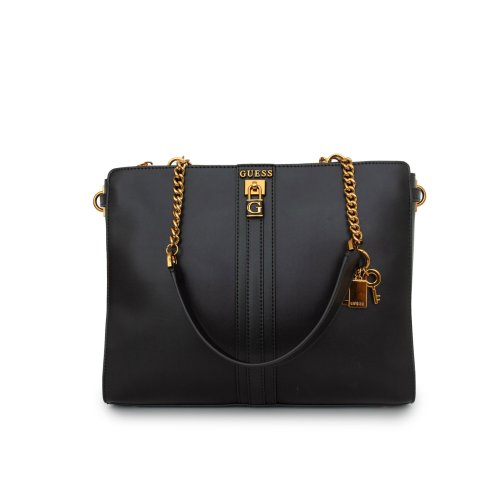 Женская сумка с ручками GUESS JEANS BAGS SATCHEL NERO