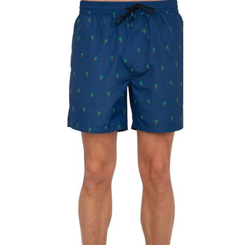 Мужские пляжные шорты GUESS JEANS BOTTOM BEACHWR MAN  BOARD SHORT BLU
