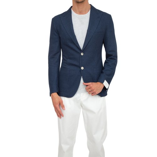 Мужской пиджак ELEVENTY SINGLE BREASTED JACKET BLU