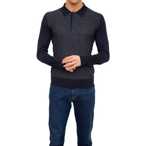 Мужское поло BRIONI POLO BLU