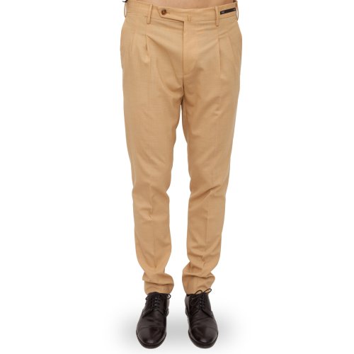 Мужские классические брюки PT01 PANTALONE BEIGE