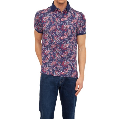 Мужское поло ETRO POLO M/C REGULAR BLU
