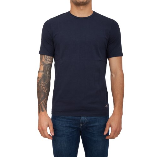 Мужское поло CORNELIANI T-SHIRT BLU