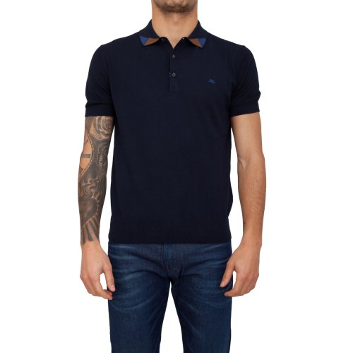 Чоловіче поло ETRO POLO M/C MULTIYARN BLU