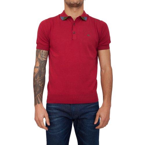 Чоловіче поло ETRO POLO M/C MULTIYARN ROSSO