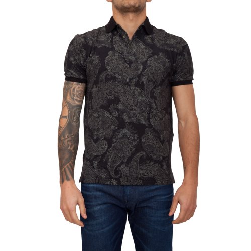 Мужское поло ETRO POLO M/C REGULAR NERO