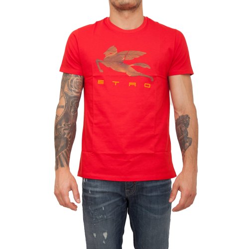 Мужская футболка ETRO T-SHIRT M/C REGULAR ROSSO