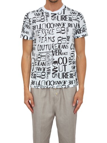 Мужская футболка VERSACE JEANS COUTURE  MAGLIETTA T-SHIRT (GENERICO) BIANCO