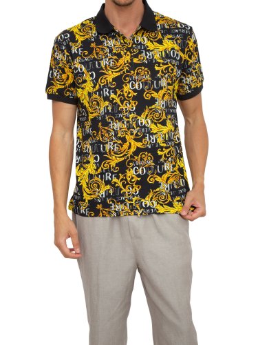 Чоловіче поло VERSACE JEANS COUTURE POLO M/C NERO