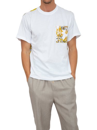 Мужская футболка VERSACE JEANS COUTURE MAGLIETTA T-SHIRT (GENERICO) BIANCO
