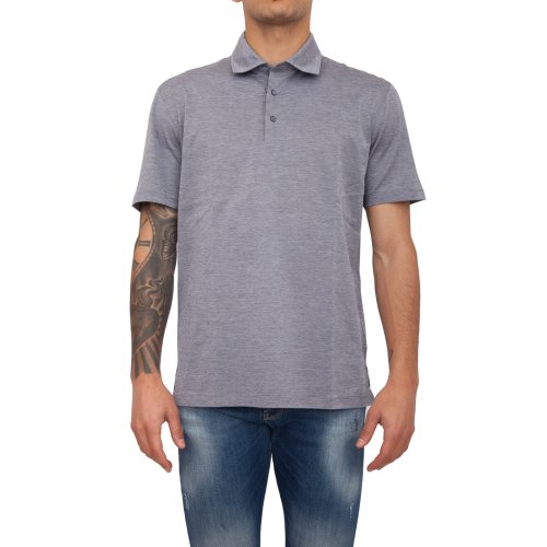 Чоловіче поло ERMENEGILDO ZEGNA POLO BLU