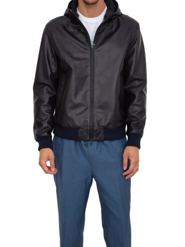 Мужская куртка ETRO PATCH C/CAPPUCCIO BLU