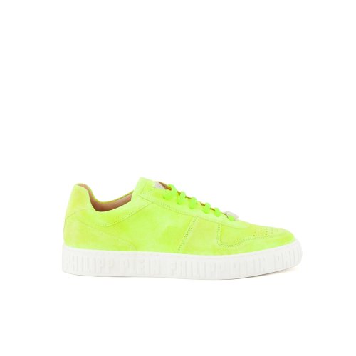 Мужские кроссовки PHILIPP PLEIN Fluo Suede Lo-Top Sneakers GIALLO