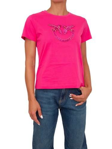 Жіноча футболка PINKO Jersey ROSA