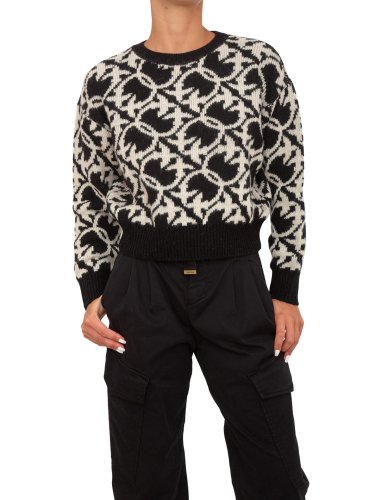 Жіночий светр PINKO Maglia tricot NERO