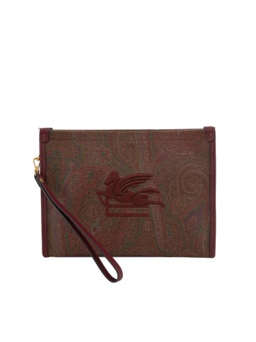 Женский кошелек  ETRO NECESSAIRE PAISLEY SLG 24,5X18X4,5 ROSSO