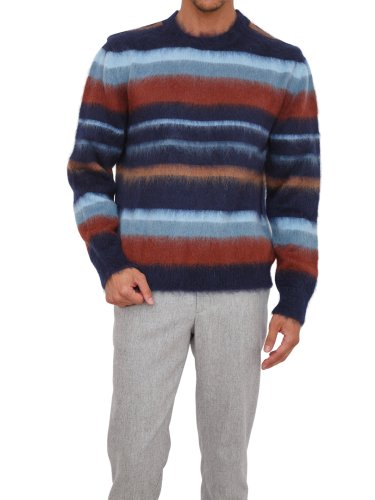 Мужской свитер ETRO C-NECK - MAGLIA BLU