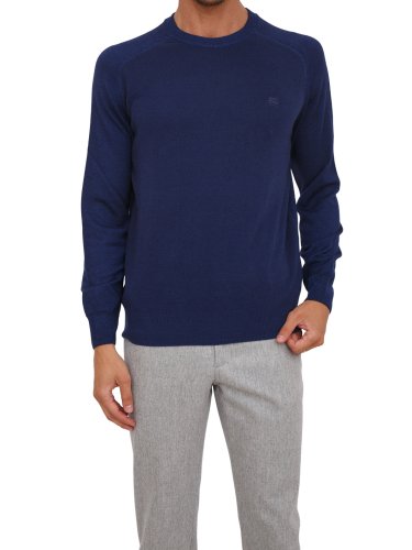 Чоловічий светр ETRO C-NECK MAGLIA MARTELLO BLU