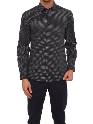 Мужская рубашка с длинным рукавом ANTONY MORATO CAMICIA MANICA LUNGA NERO