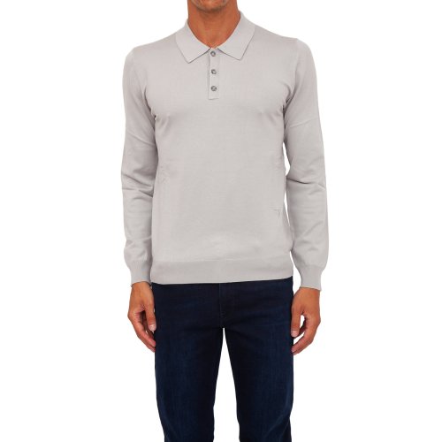 Мужское поло  TRUSSARDI SWEATER POLO GRIGIO